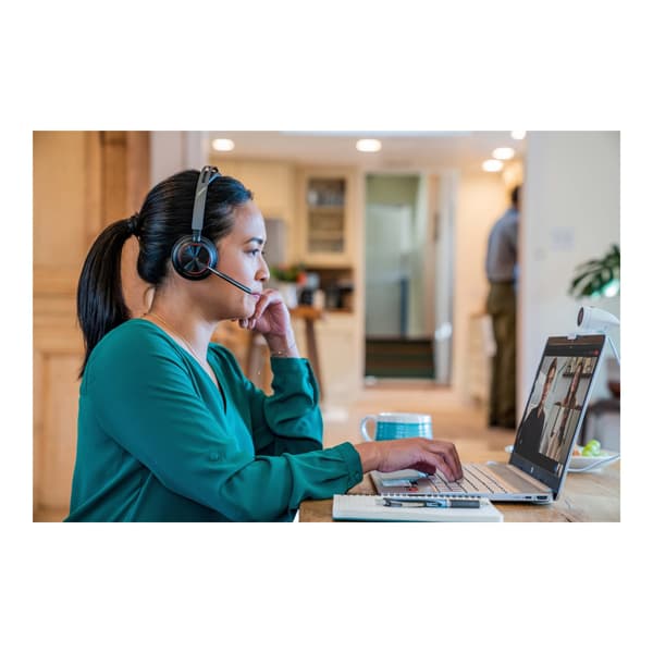 HP Poly Voyager Focus 2-M - headset - USB-C via Bluetooth-adapter