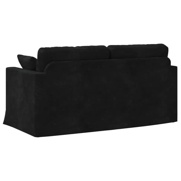 Soffa Svart 158 x 78 x 80 cm Sammet