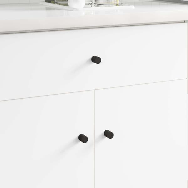 Skåpsknoppar 968 pcs Svart Järn