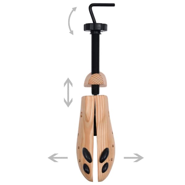 Skoblock 2 par stl. 36-40 massiv furu