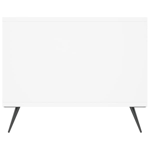 Soffbord vit 102x50x40 cm konstruerat trä