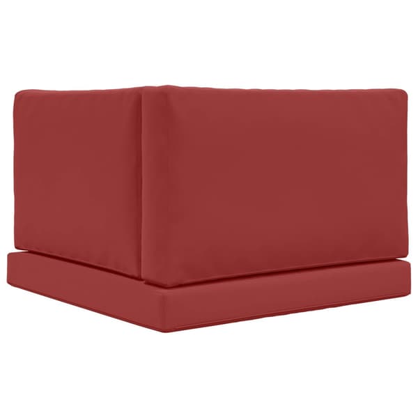 Utomhus Soffa Kudde 3 pcs Vinröd Polyester