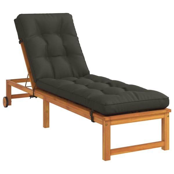Solstol Kudde VIANEN 100% Polyester Antracit 200 x 50 x 8 cm
