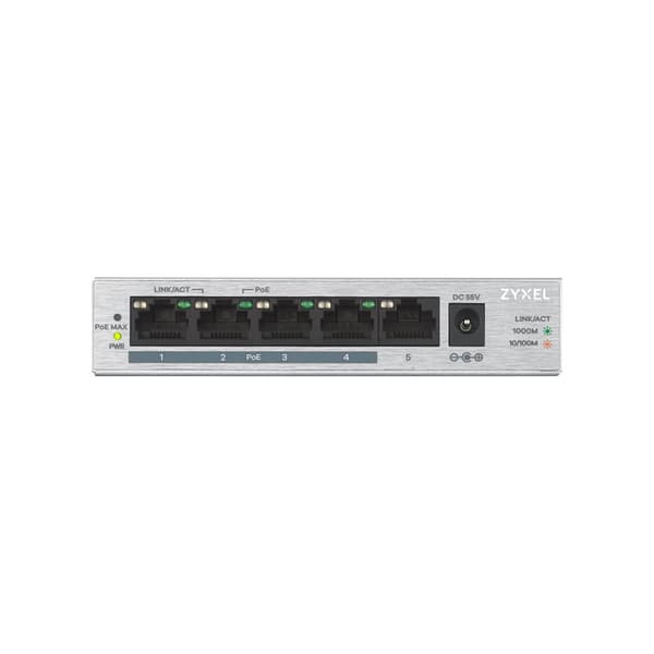 Zyxel GS1005HP - switch - 5 portar - ohanterad