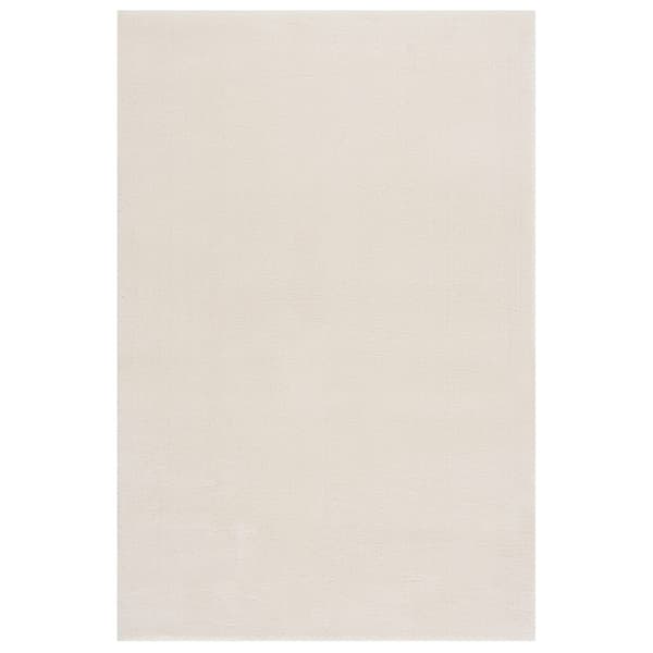Shaggy-matta gräddvit 240x340 cm polyester