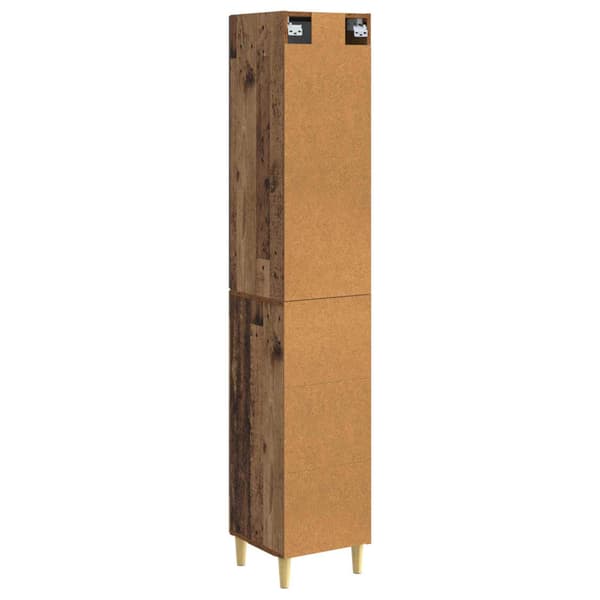 Skåpset 2 pcs Konstruerat trä