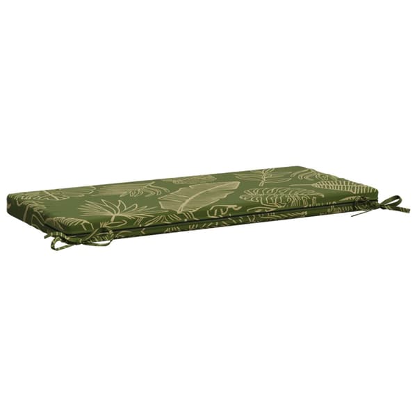 Bänk kudde SOEST 100% Polyester Bladdesign 80 x 40 x 5 cm