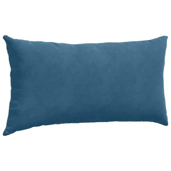Sofakuddar 2 pcs Blå 80 x 40 cm Kordread tyg