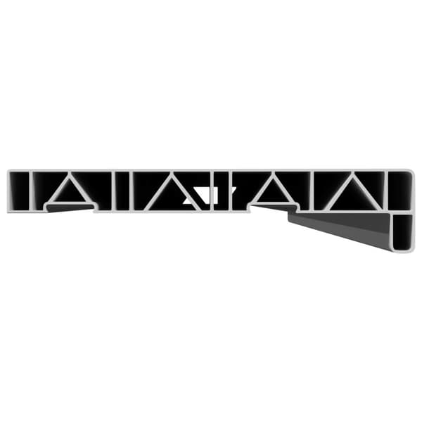 Fönsterbräda Vit 120 x 25 x 4,5 cm PVC