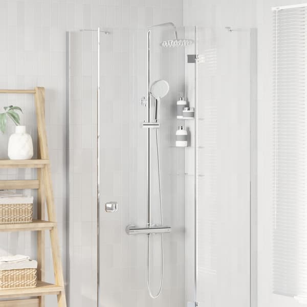 Termostatduschsystemset Krom 27 x 43,5 x 83 cm