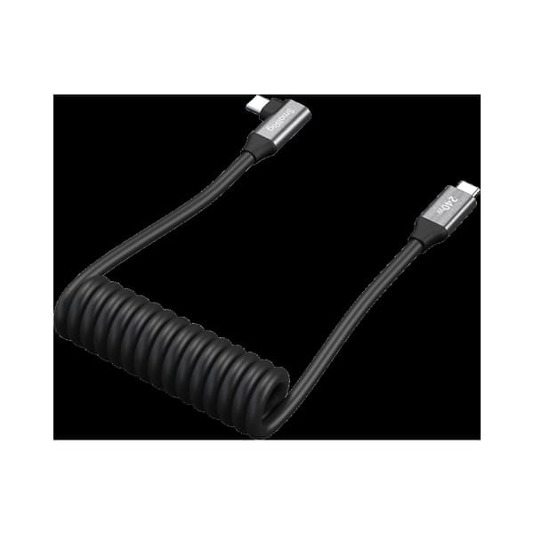 SmallRig 5730 USB-C Data Cable Coiled (Straight to Angled)