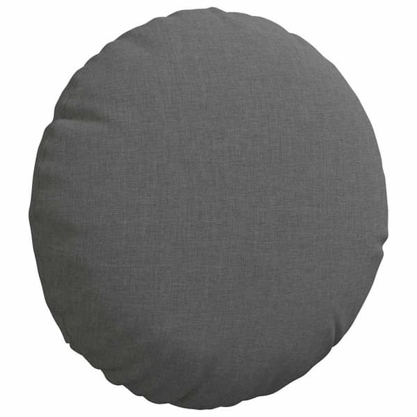 Sittkuddar 2 pcs Mörkgrå Ø30 x 13 cm tyg