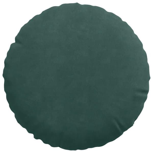 Sittkuddar 2 pcs Mörkgrön Ø30 x 13 cm Sammet