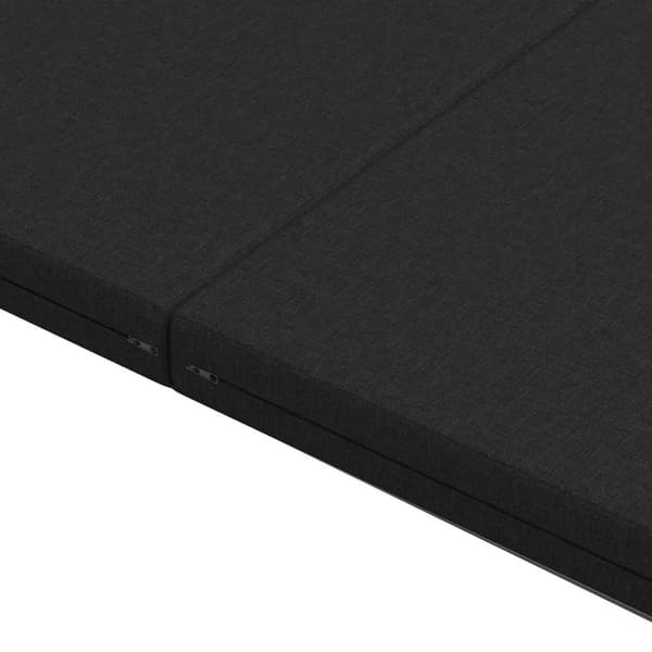 Fällbar Soffbed 140 x 67 x 45 cm Svart