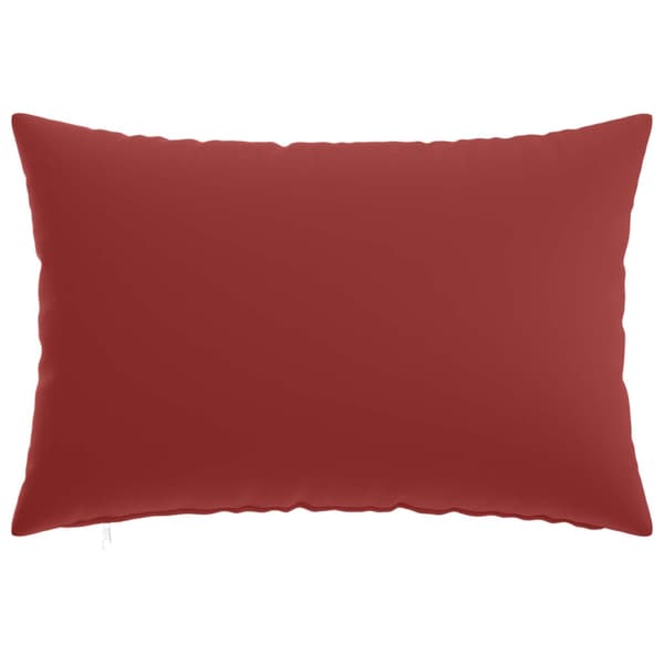 Kuddöverdrag 6 st HEERLEN Vinröd 40 x 60 cm Polyester