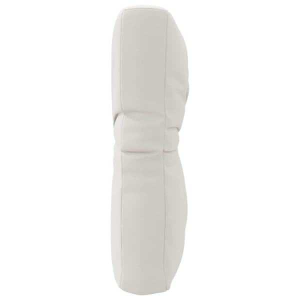 Pallryggkudde VIANEN 100% Polyester Vit 70 x 40 x 12 cm