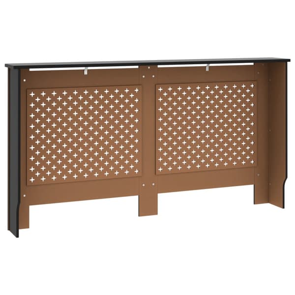 Elementskydd svart 152x19x81,5 cm MDF