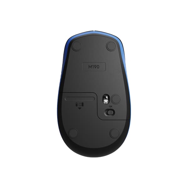 Logitech M190 - mus - blå