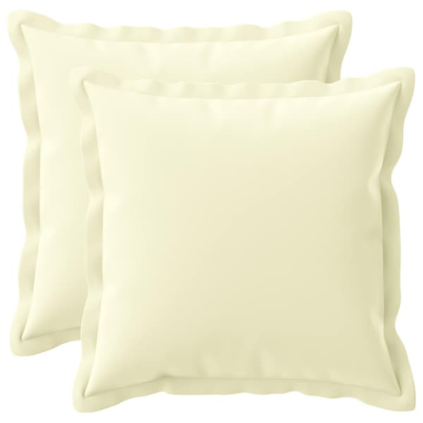 Kuddöverdrag 2 st HOUTEN Gräddvit 30 x 30 cm Polyester