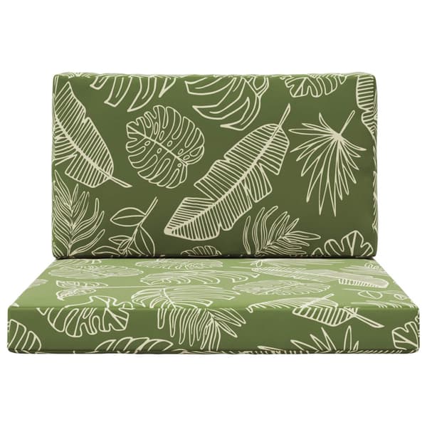 Utomhus Soffa Kudde 2 pcs Bladdesign Polyester