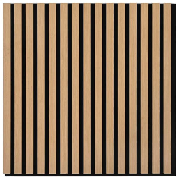 Väggpaneler 2 pcs Naturlig 60,5 x 60 cm