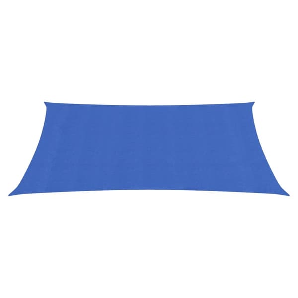 Solsegel 160 g/m² rektangulär blå 2,5x5 m HDPE