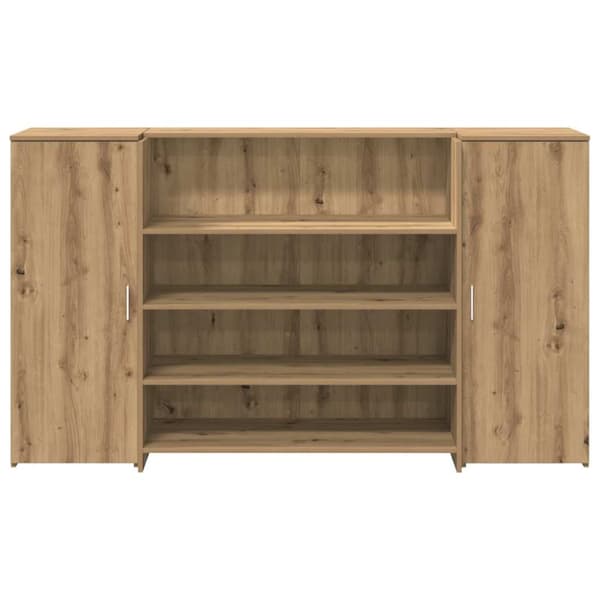 Receptionsdisk artisan ek 180x50x103,5 cm konstruerat trä