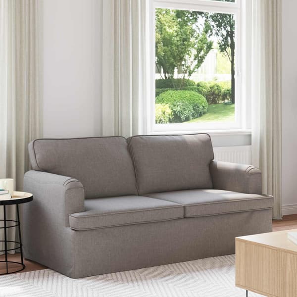 Soffa Taupe 142 x 80 x 85 cm tyg
