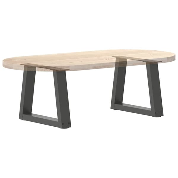 Soffbordsben V-formade 2 st antracit 30x(30-31,3) cm stål