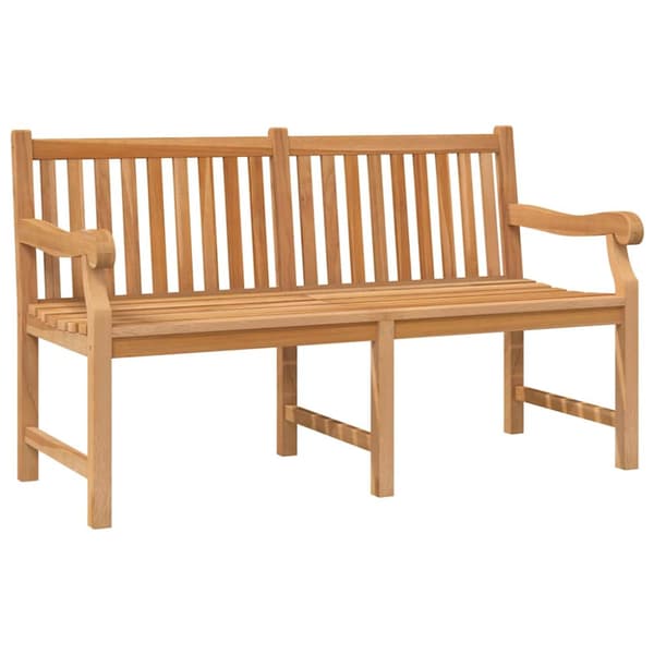 Trädgårdsbänk 150 cm massiv teak