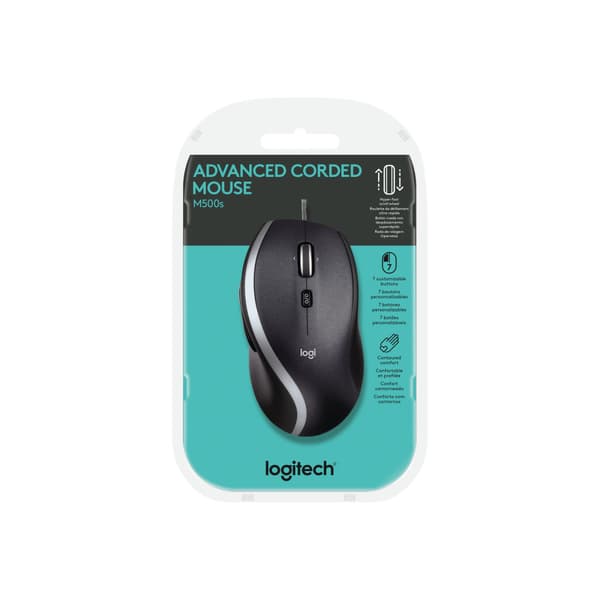 Logitech M500s Advanced Corded Mouse - mus - USB