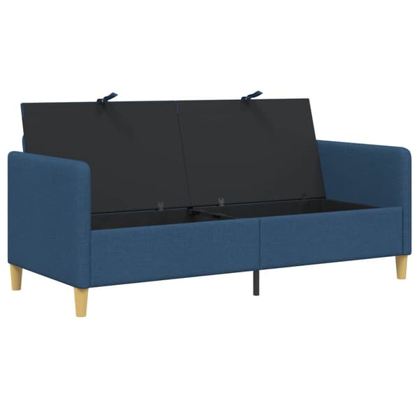 Soffa med förvaring Blå 172 x 78 x 87 cm Polyester