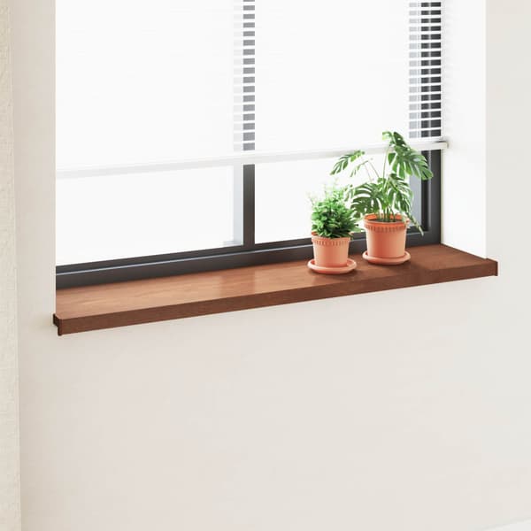 Fönsterbräda Brun trä 160 x 35 x 4,5 cm PVC