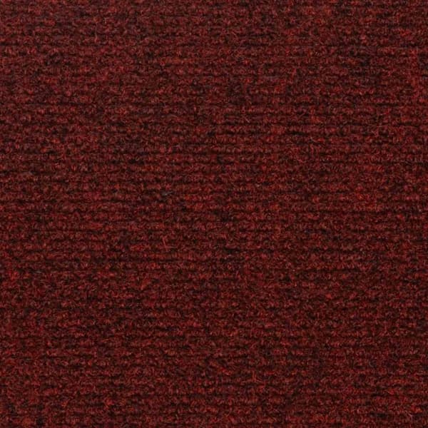 Trappmattor självhäftande 30 st 76x20 cm bordeauxröd rektangulär