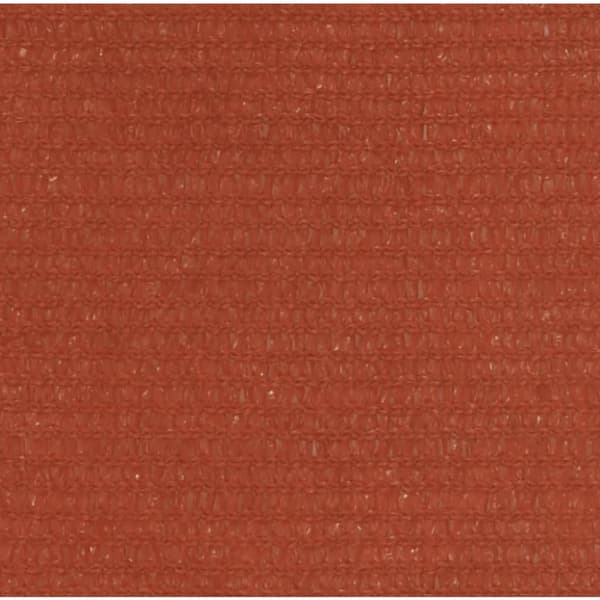 Solsegel 160 g/m² rektangulär terrakotta 3,5x5 m HDPE