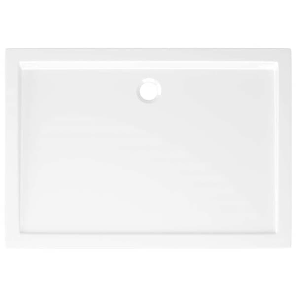 Duschkar rektangulärt ABS vit 70x100 cm