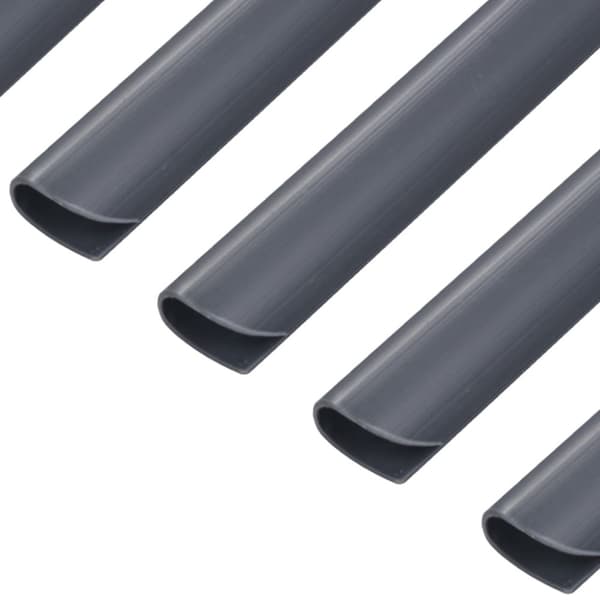 Klämmor för insynsskydd 100 st PVC antracit