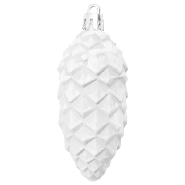 Julgran Kottboll 40 pcs Vit Plast