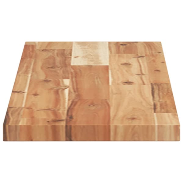 Bordsskiva rektangulär 100x20x2 cm massivt akaciaträ