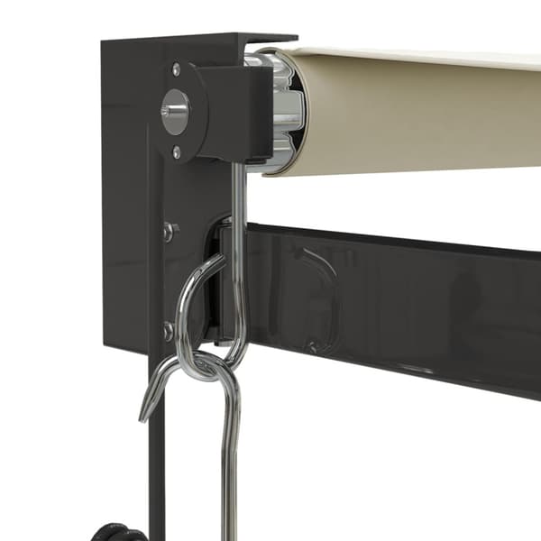 Automatisk infällbar markis gräddvit 3x2,5 m