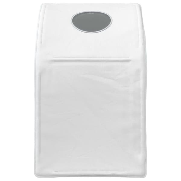 Sängtunnel 2 pcs Vit 211 x 52,5 x 2 cm Polyester