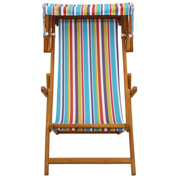 Deck Chair 2 st 3 Position Massiv Eukalyptus Trä