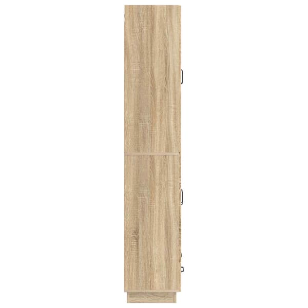 Skåpset 2 pcs Sonoma-ek Konstruerat trä