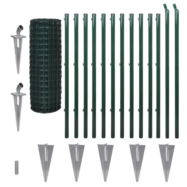 Eurofence stål 25 x 1,2 m grön