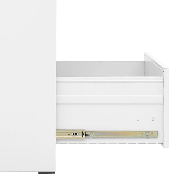 Dokumentskåp vit 46x62x72,5 cm stål
