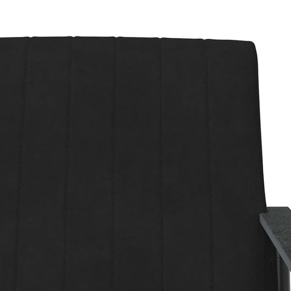 fåtölj Svart 59 x 75 x 78 cm Sammet