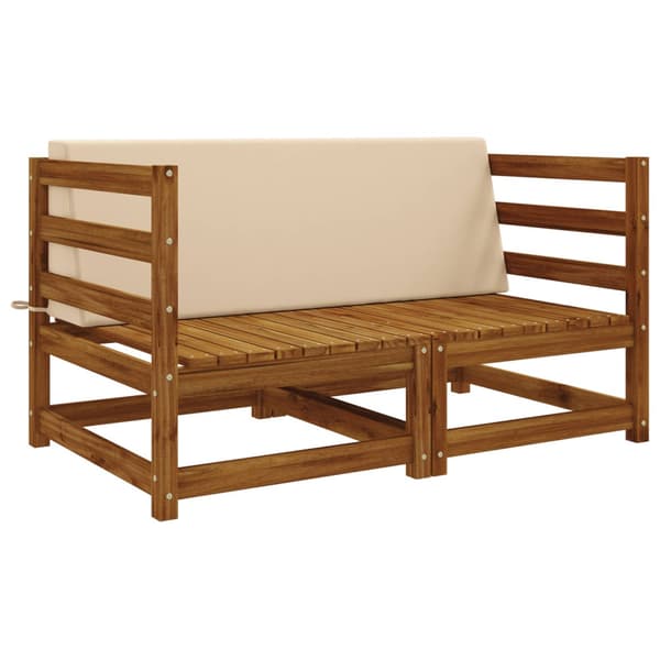 Ryggkudde SOEST 100% Polyester Gräddvit 120 x 20 x 40 cm