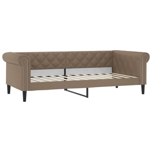 Dagbädd utdragbar cappuccino 90x200 cm konstläder