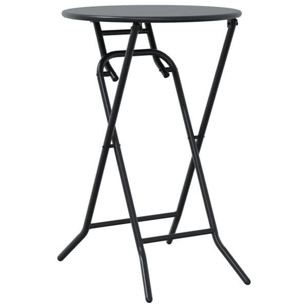 Trädgårds Bistro Set 3 pcs Antracit Stål