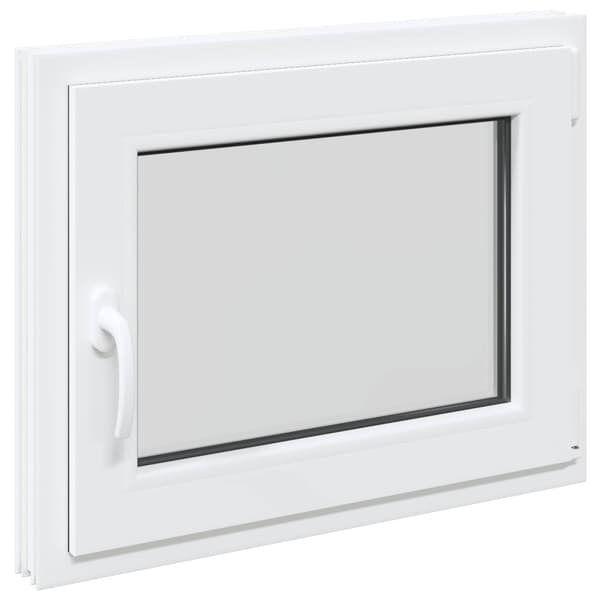 Källarfönster RISOR 75 x 50 cm PVC och glas